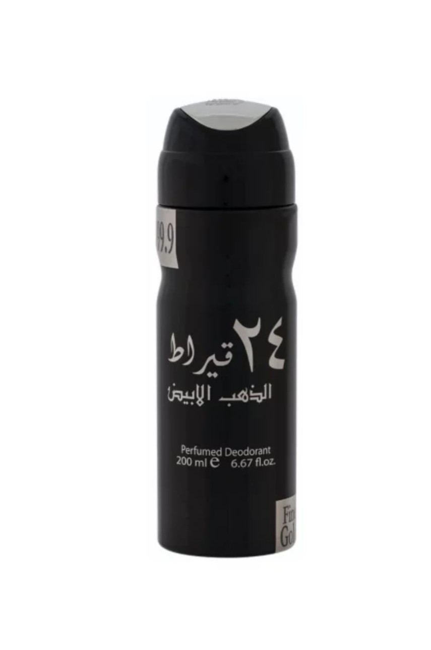 Арабские дезодоранты спрей Lattafa 24 Carat Silver 200ml
